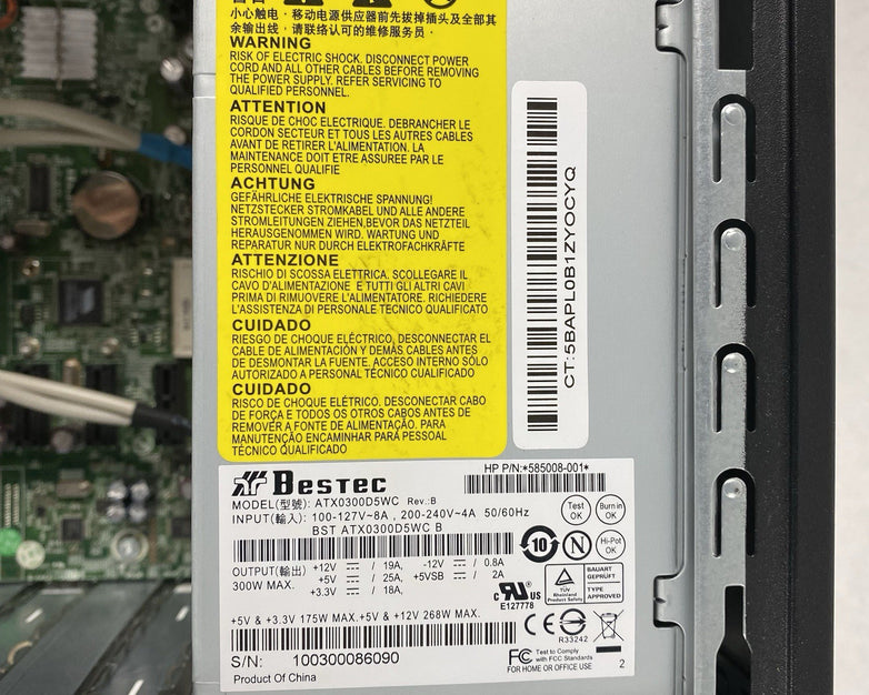 HP p6350z MT AMD Athlon 2 x2 240 2.80GHz 4GB RAM No HDD No OS