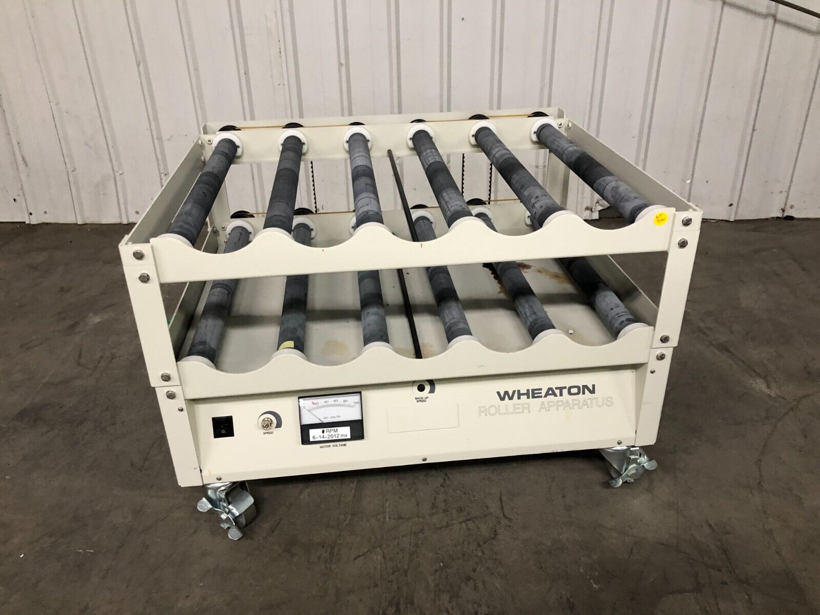 Wheaton Science Products 2 Deck Roller Apparatus 348961-A, Power Rolling System