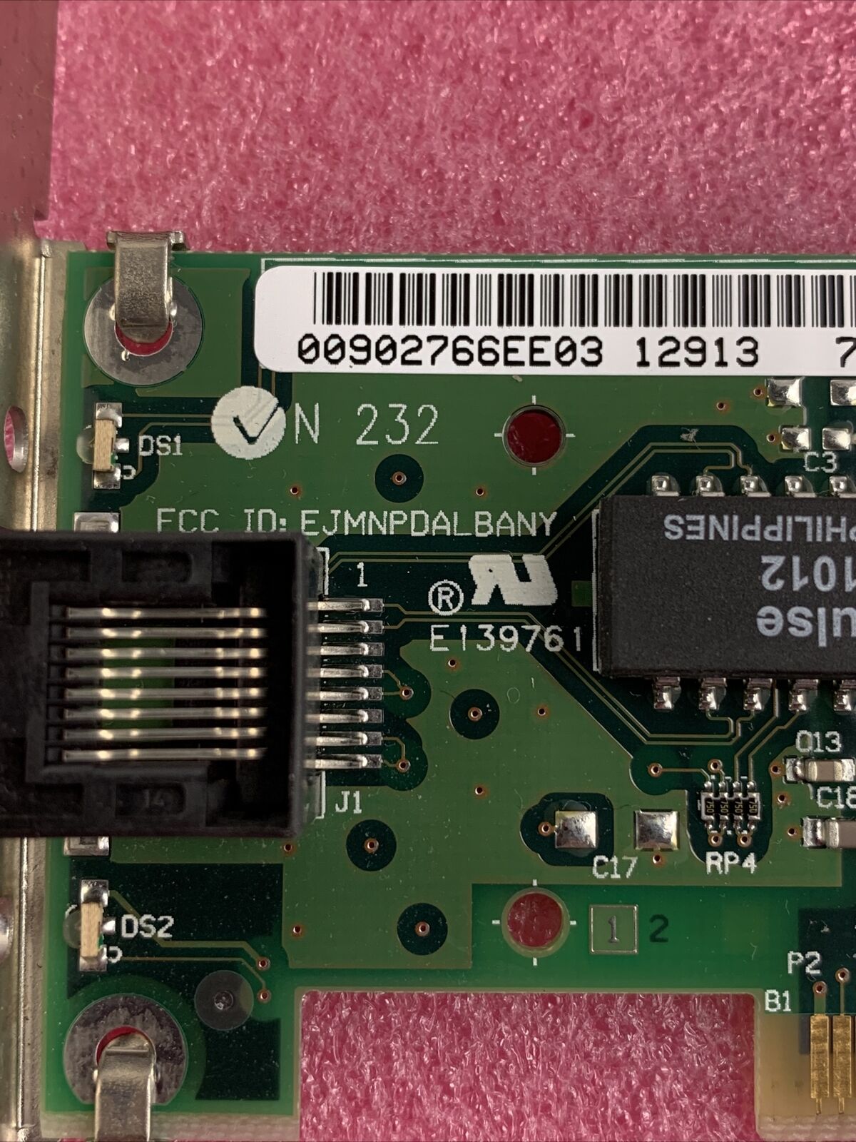 Intel Ethernet PCI EJMNPDALBANY REV.a02 Network Adapter