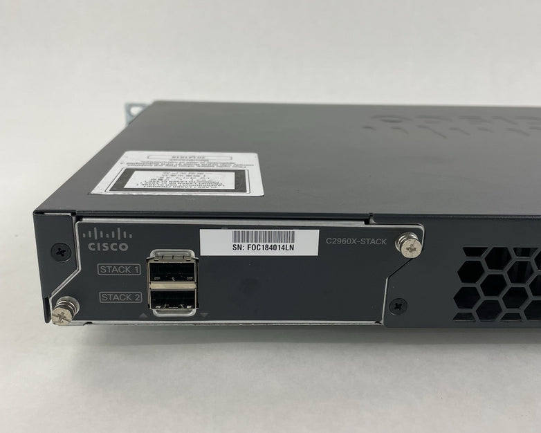 Cisco Catalyst WS-C2960X-48TS-L 48 Port Gigabit Switch V03 - Tested