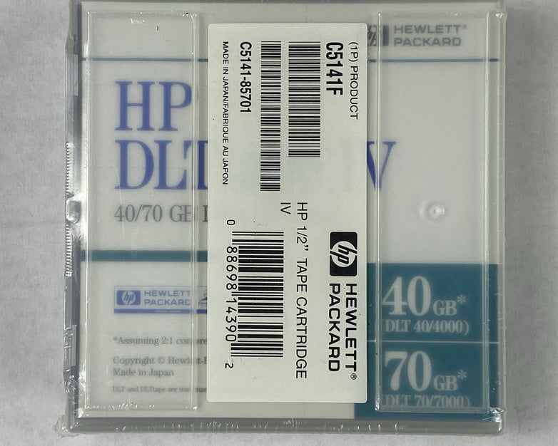 HP DLTtape IV C5141F 40/70 GB Data Cartridge (Lot of 10)