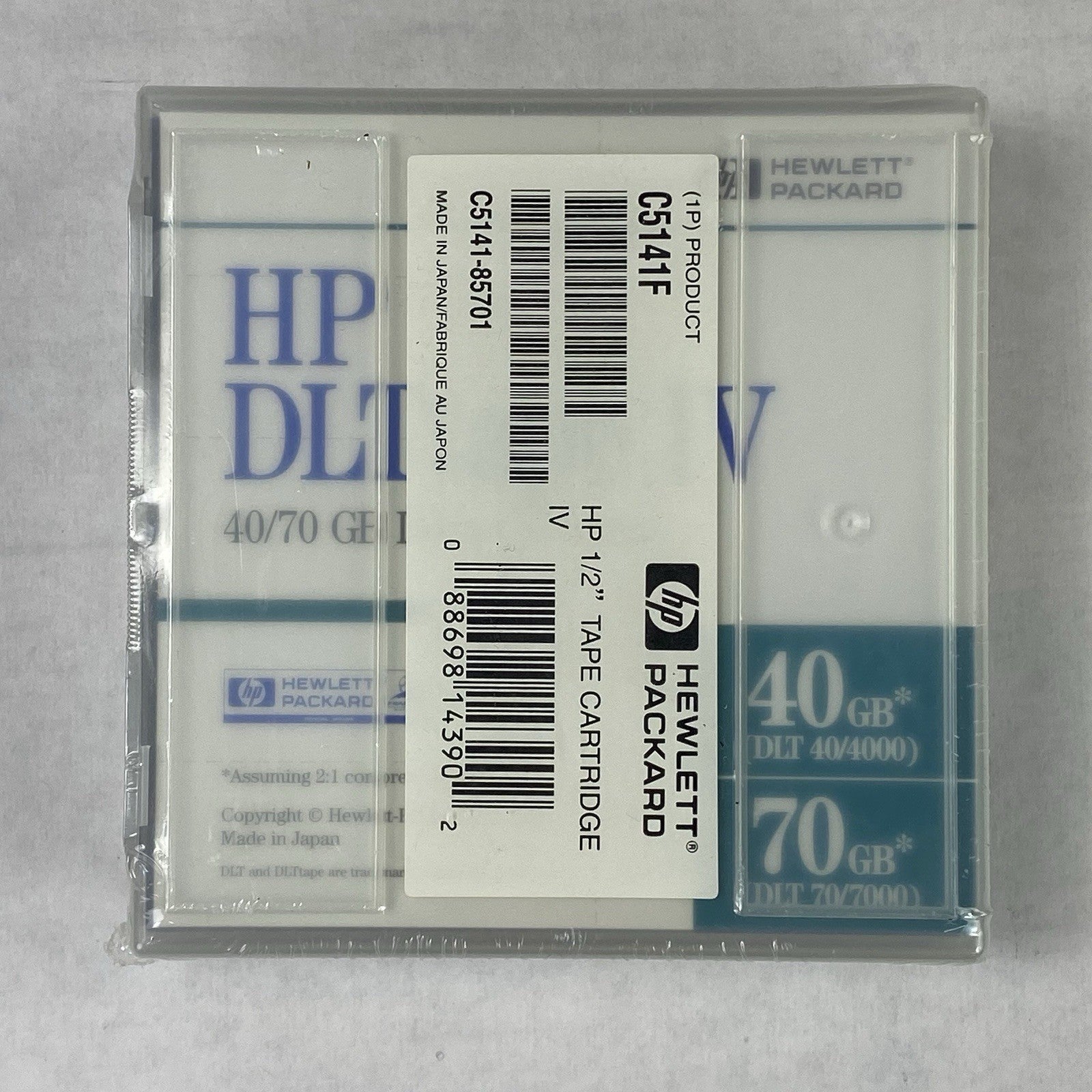 HP DLTtape IV C5141F 40/70 GB Data Cartridge (Lot of 10)
