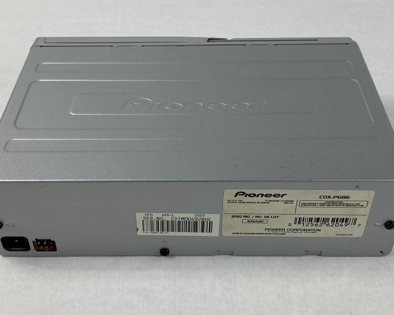 Pioneer Premier CDX-P686 6-Disc CD Changer Untested