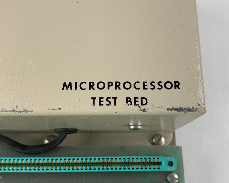 Eberline Micro Processor Test Bed With Corcom 6J4 6A - For Parts Or Repair