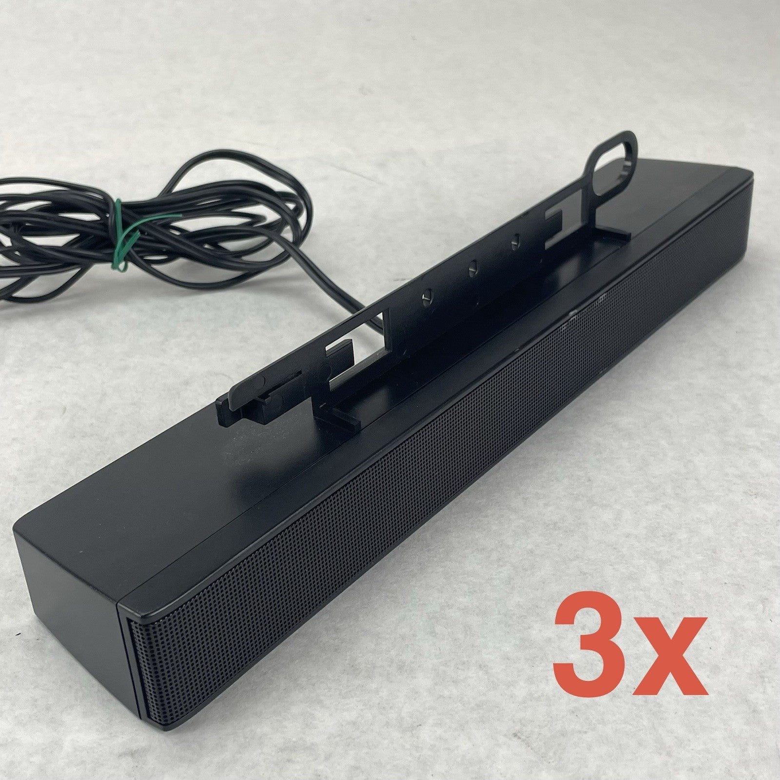 Black HP OP-090003 Wired USB Soundbar Lot of 30