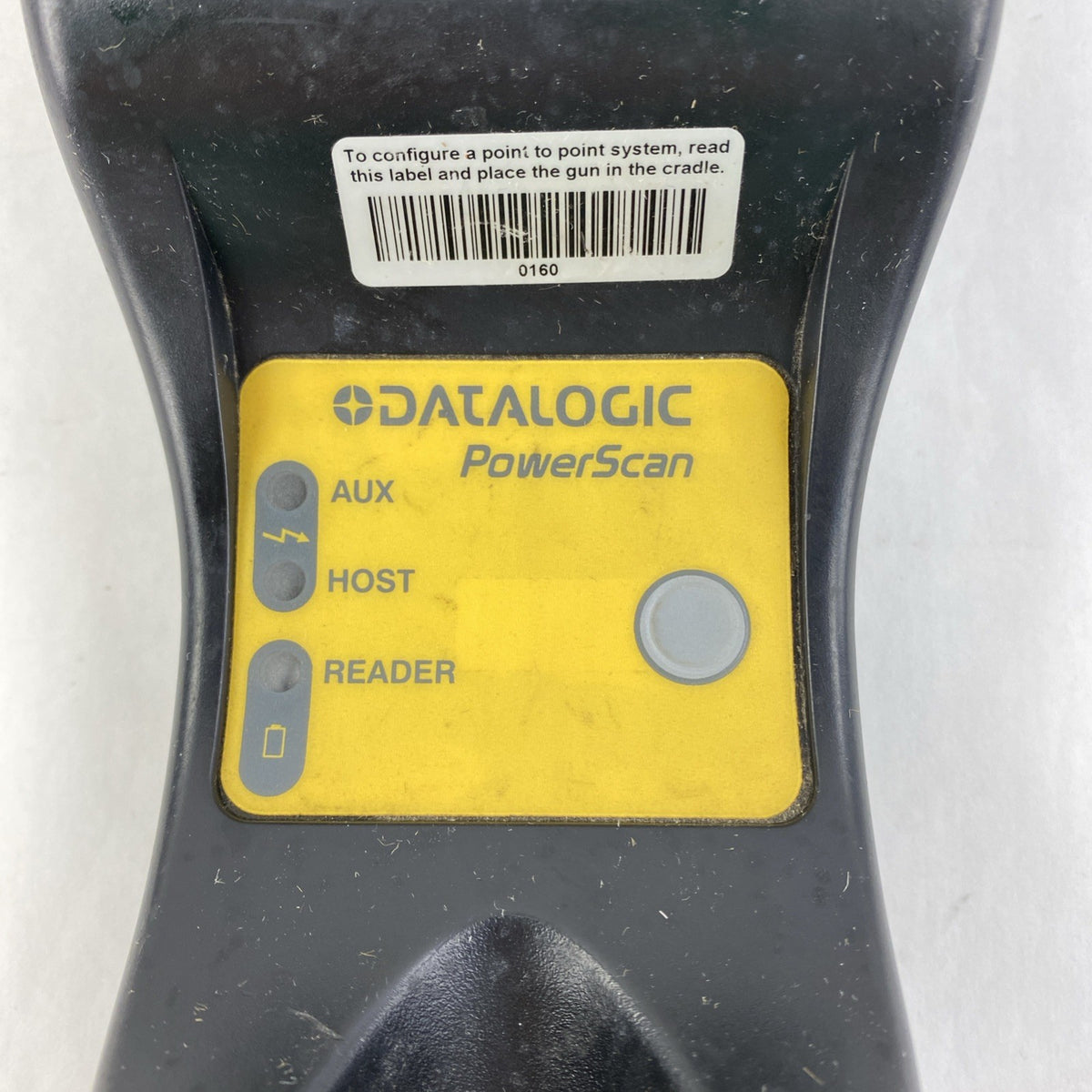 PowerScan M8300 910 MHZ Barcode Scanner w/ Charging Base No AC Adapter Tested9
