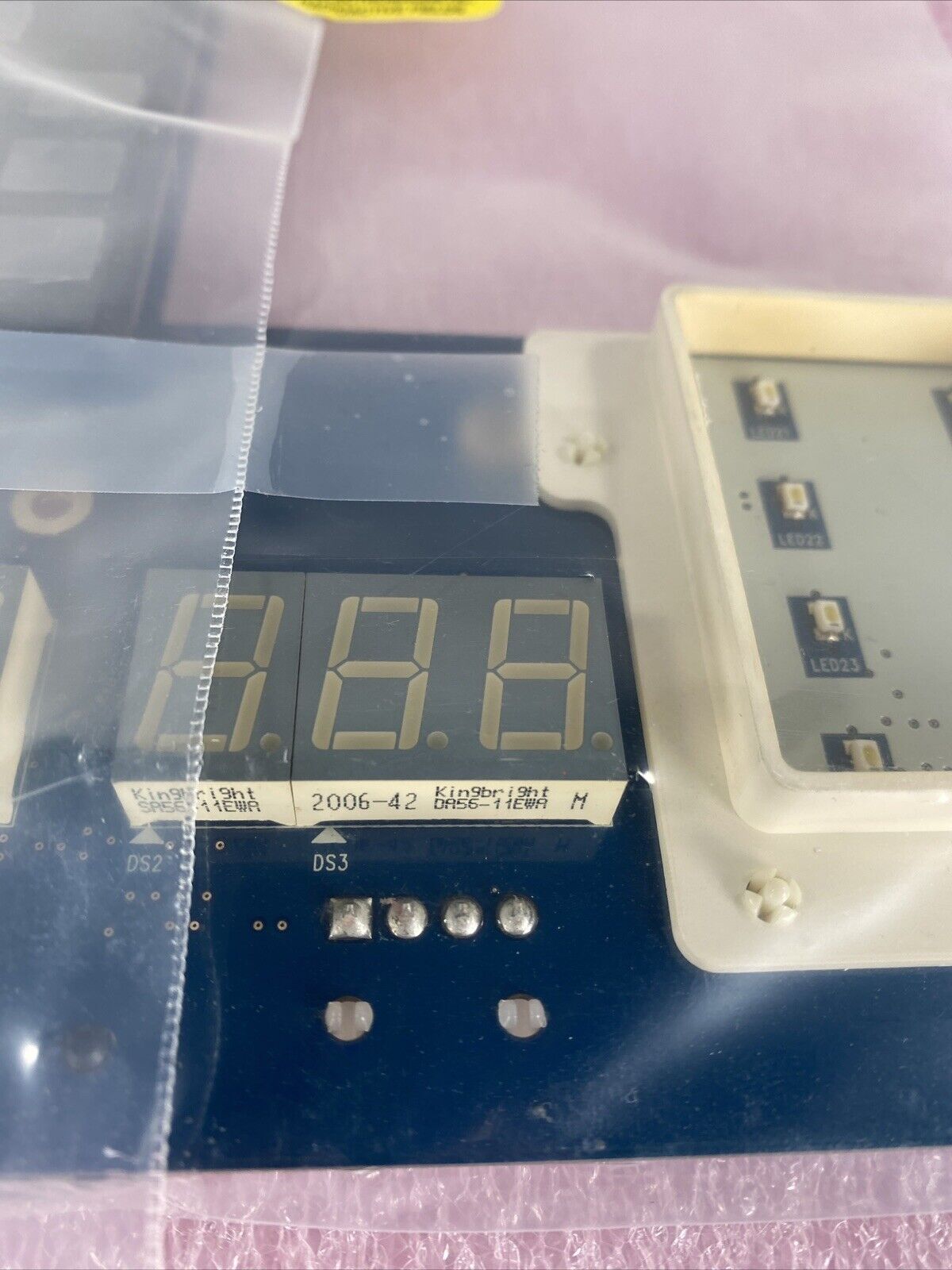 WMS 6779-018026-01-00 BB1 20 Line 5 Digit 7 sec Display Board b