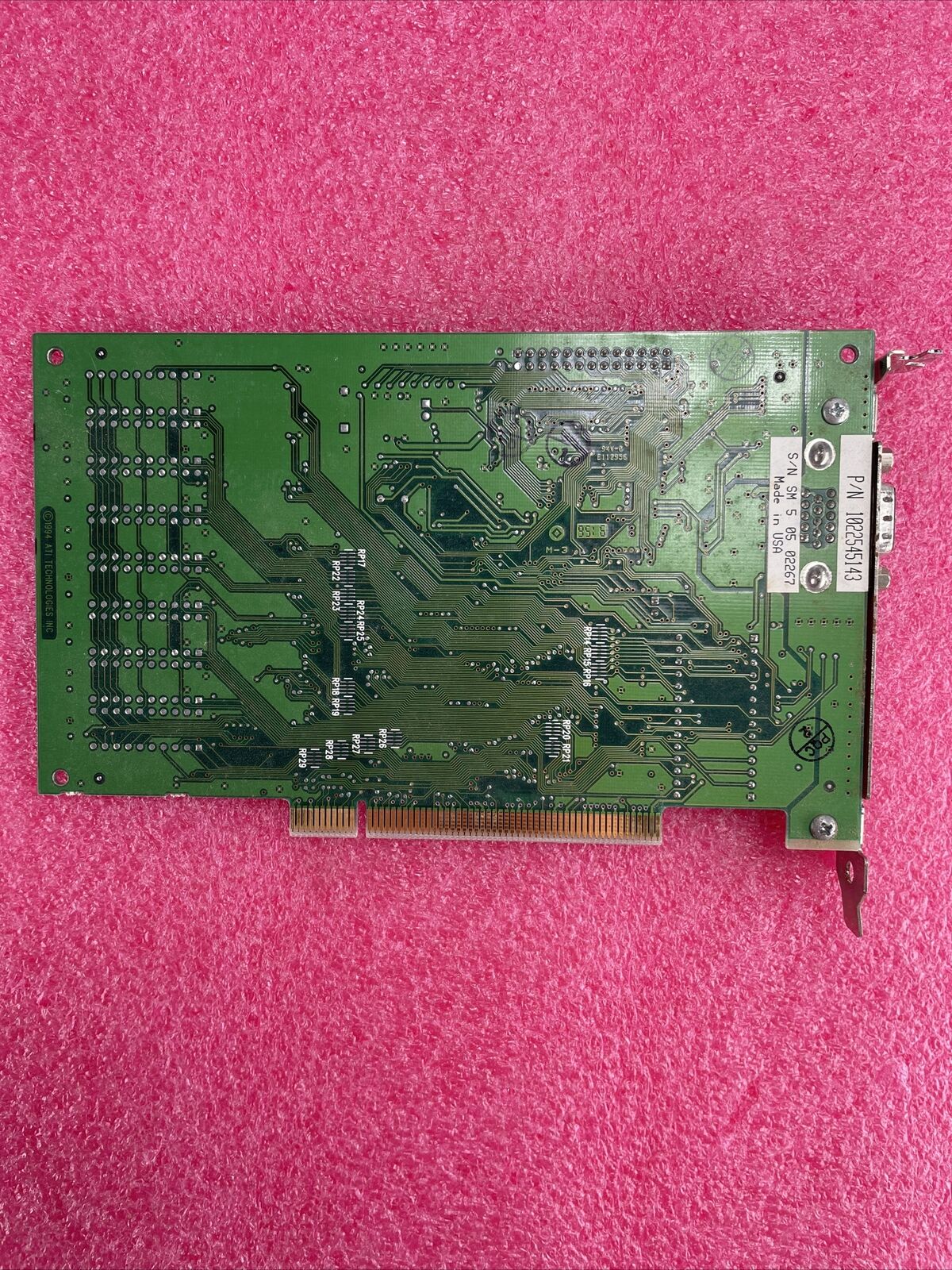 ATI 113-25417-101 Mach 64 PCI Graphics Card Tested