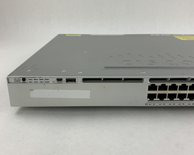 Cisco Catalyst 3850 WS-C3850-24T-E V07 24 Port Gigabit Switch Tested  1G Module