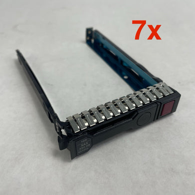 HP G8 Gen8 651687-001 2.5" SFF SAS HDD Tray Caddy 653955 DL380p G8 Lot of 7