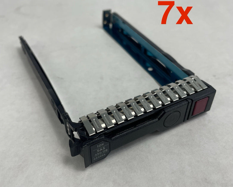 HP G8 Gen8 651687-001 2.5" SFF SAS HDD Tray Caddy 653955 DL380p G8 Lot of 7