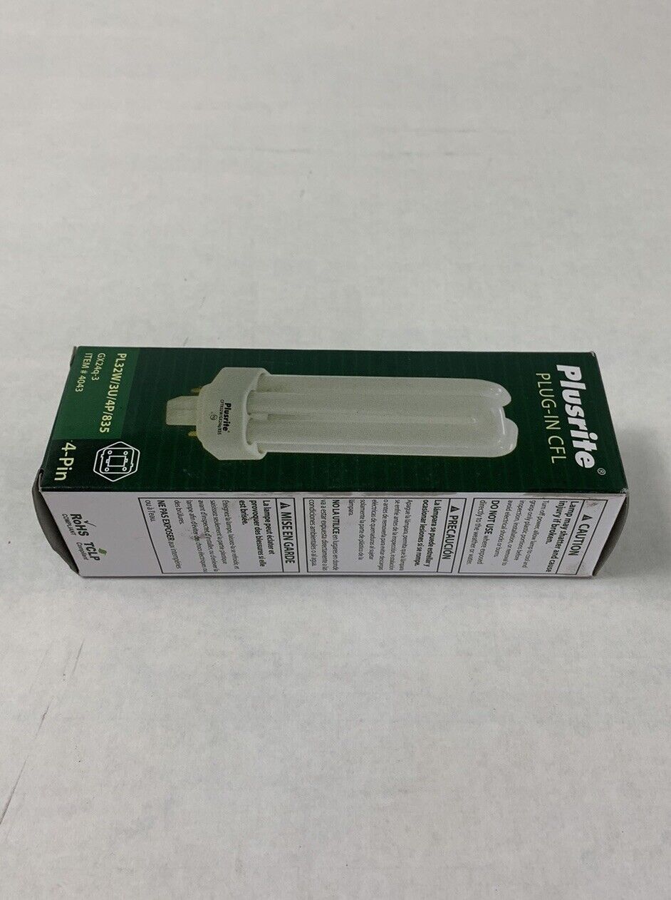 Plusrite Plug-In CFL PL26W/3U/4P/841 4Pin GX24-q3 Base T4 26W (lot of 5)