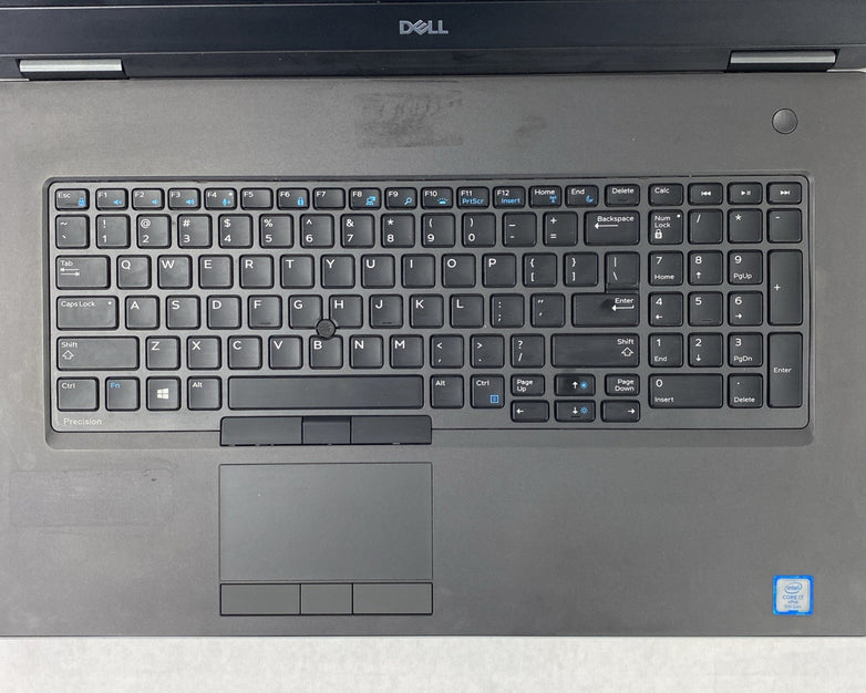 Dell Precision 7740 Intel Core i7-9850H 2.60 GHz 32 GB RAM 17.3" No HDD No OS