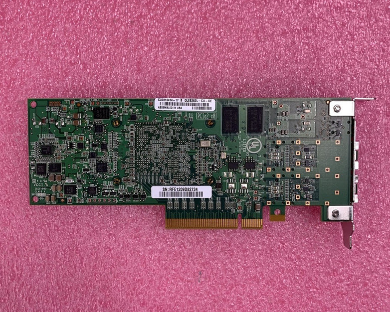 Dell 0PW4FJ QLE8262L-CU-DE 10Gb Dual-Port PCIe Server Fiber Channel Card