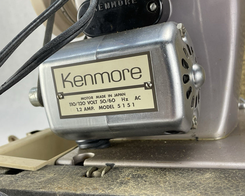 Vintage Sears Kenmore Sewing Machine 148.295 Tested