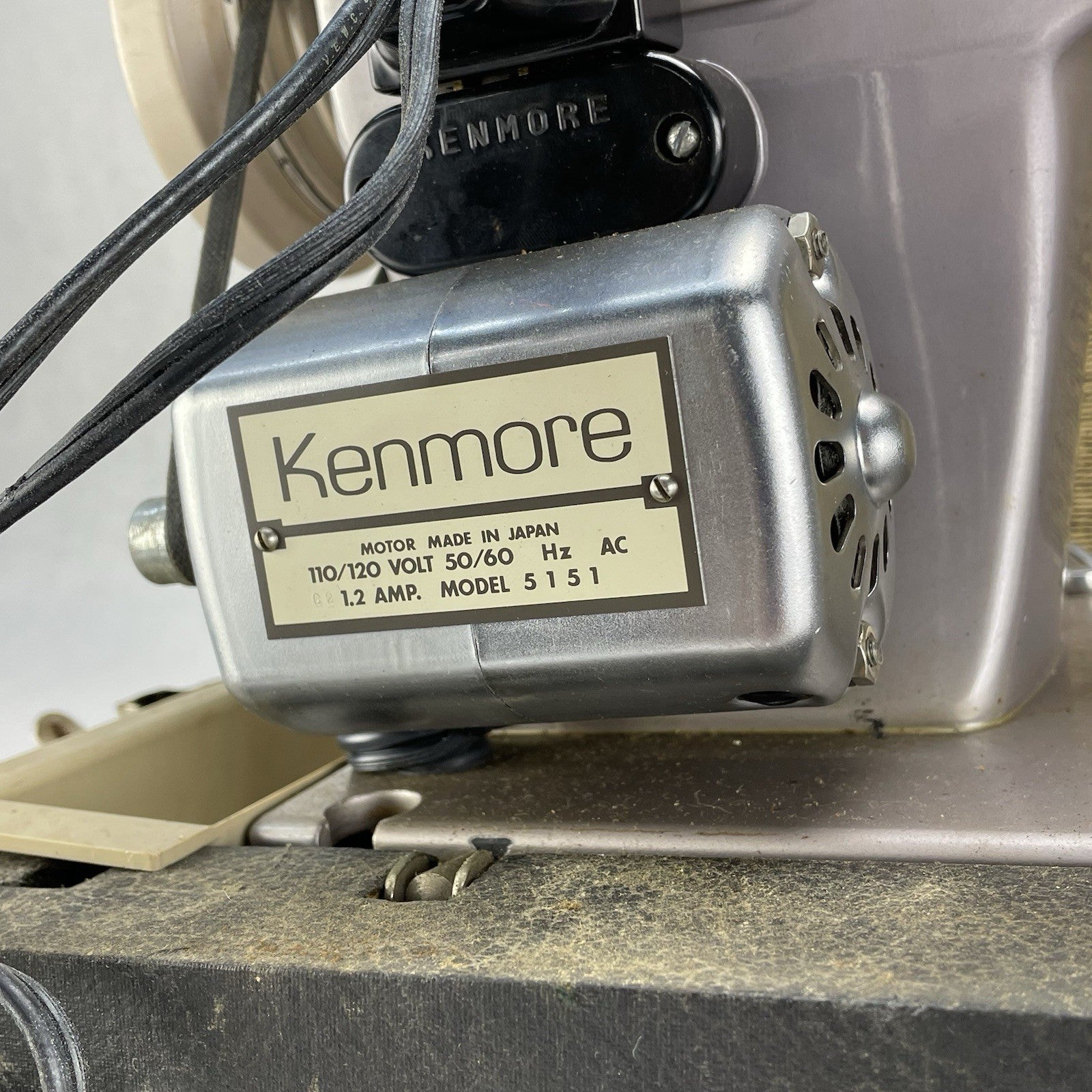 Vintage Sears Kenmore Sewing Machine 148.295 Tested