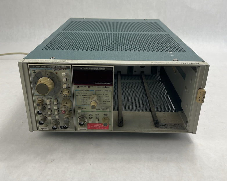 Tektronix DC504A and FG 501A Function Generator Counter / Timer Module For Parts