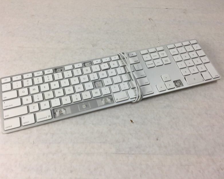 Apple A1243 MB110LL/A Wired Keyboard, Numeric Keypad A1243 Parts/Repair Lot (15)
