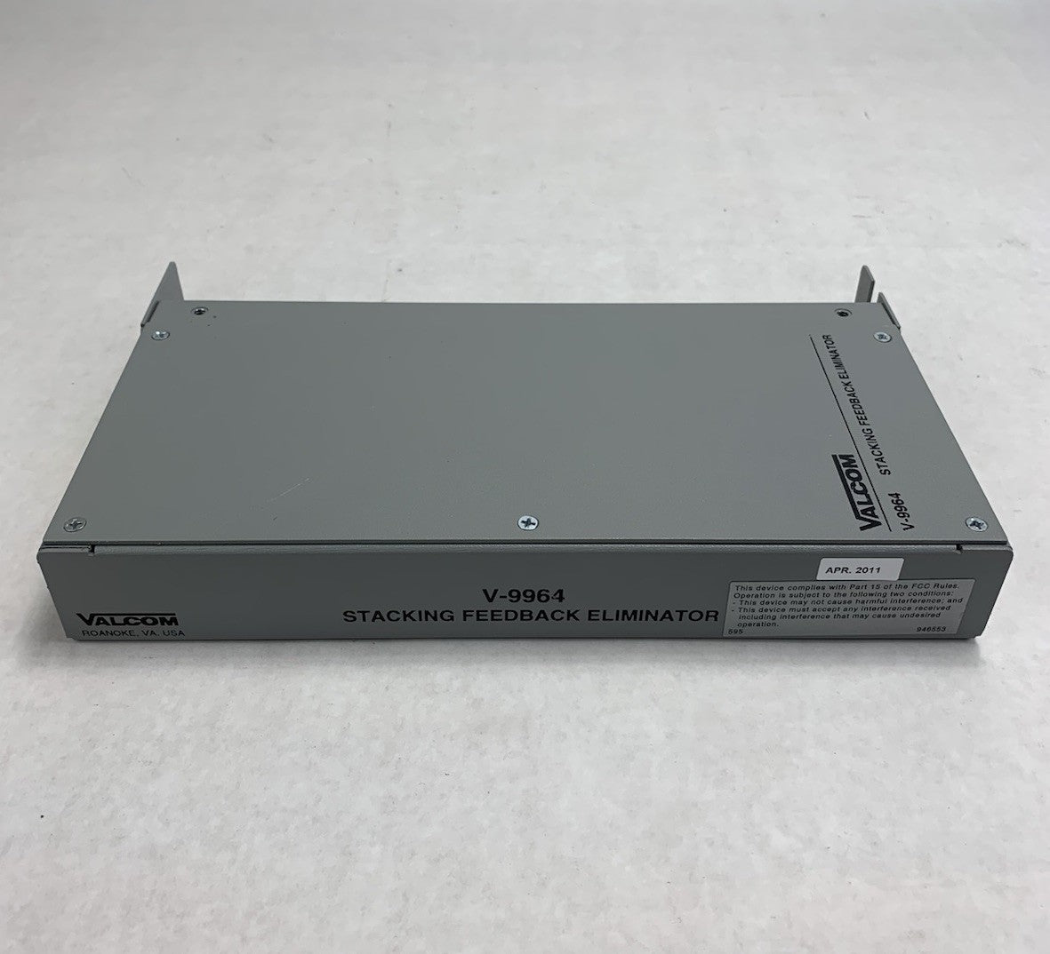 Valcom V-9964 Stacking Feedback Eliminator No Port Cover - Untested4