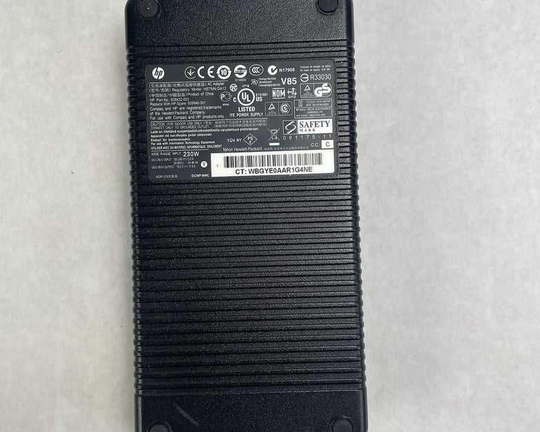 HP HSTNN-DA12 230W AC Power Adapter