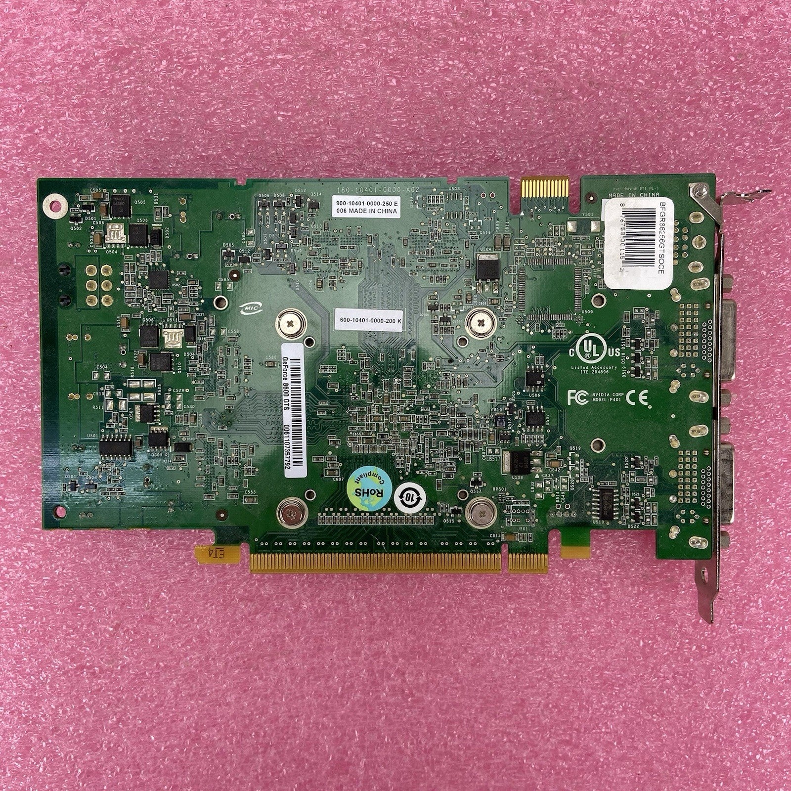 BFG TECH Nvidia GeForce 8600 GTS PCIe 256MB Graphics Card BFGR86256GTSOCE7