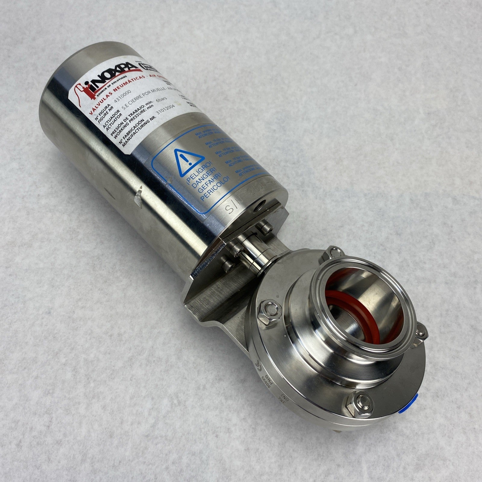 Inoxpa 4310000 Pneumatic Air Operated Valve 316L0
