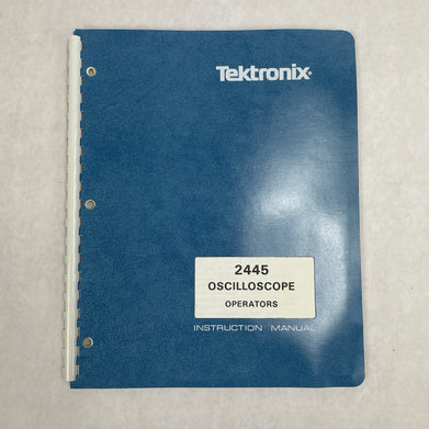 Tektronix 070-3829-00 2445 Oscilloscope Service Manual