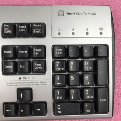 HP KUS0133 US SmartCard USB Keyboard Reader KUS-0133 KUS0133