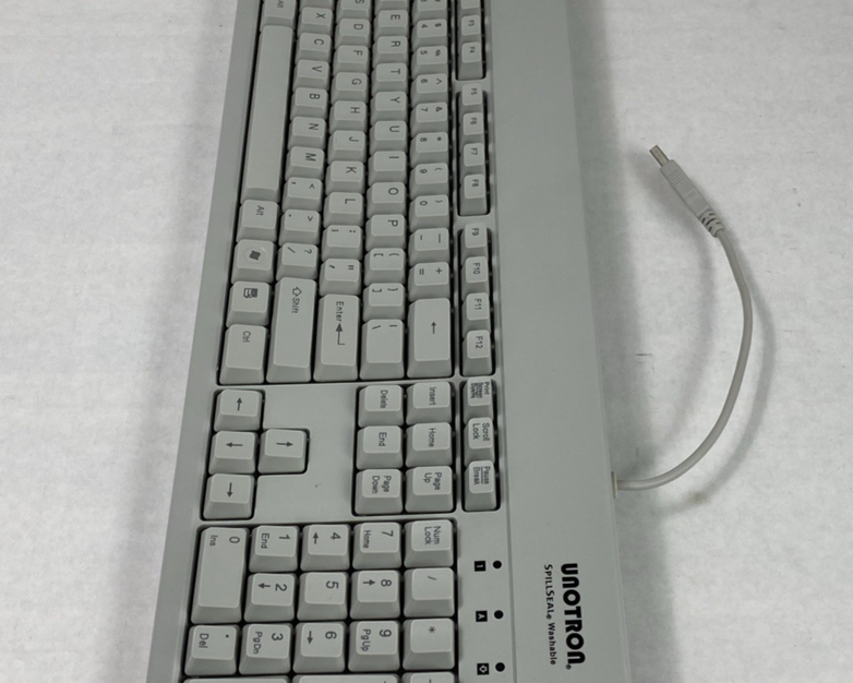 Unotron S6000K SpillSeal Washable Antimicrobial Protected USB Keyboard Tested