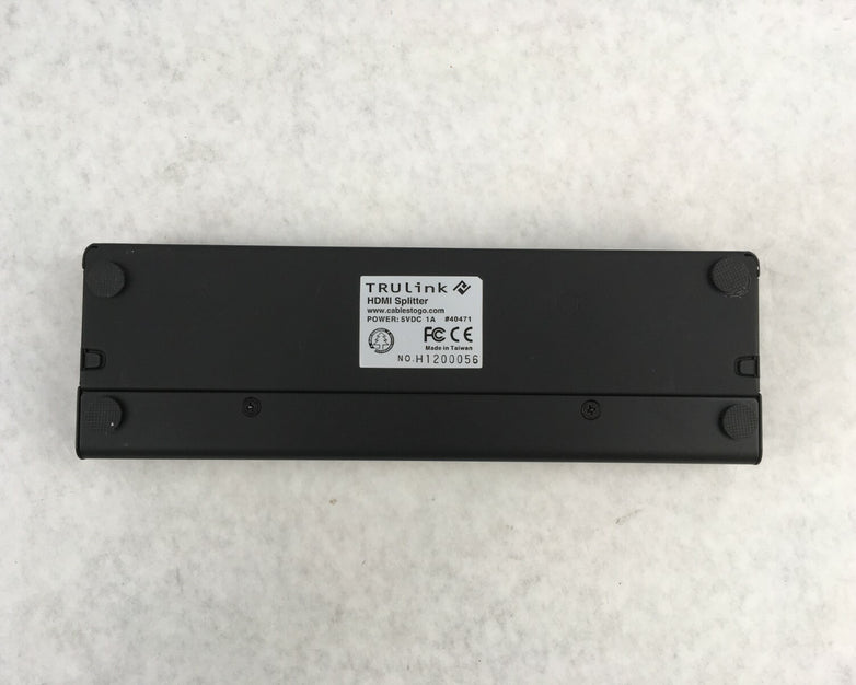 TRULINK 40471 2-Ports HDMI External Video Audio Splitter