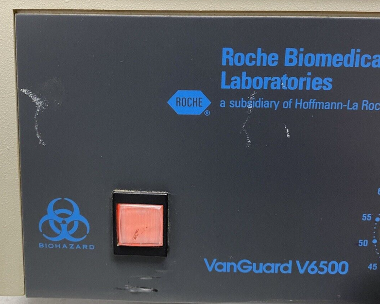 Roche VanGaurd V6500 Biomedical Laboratory Centrifuge w/ 6 Position Angled Rotor