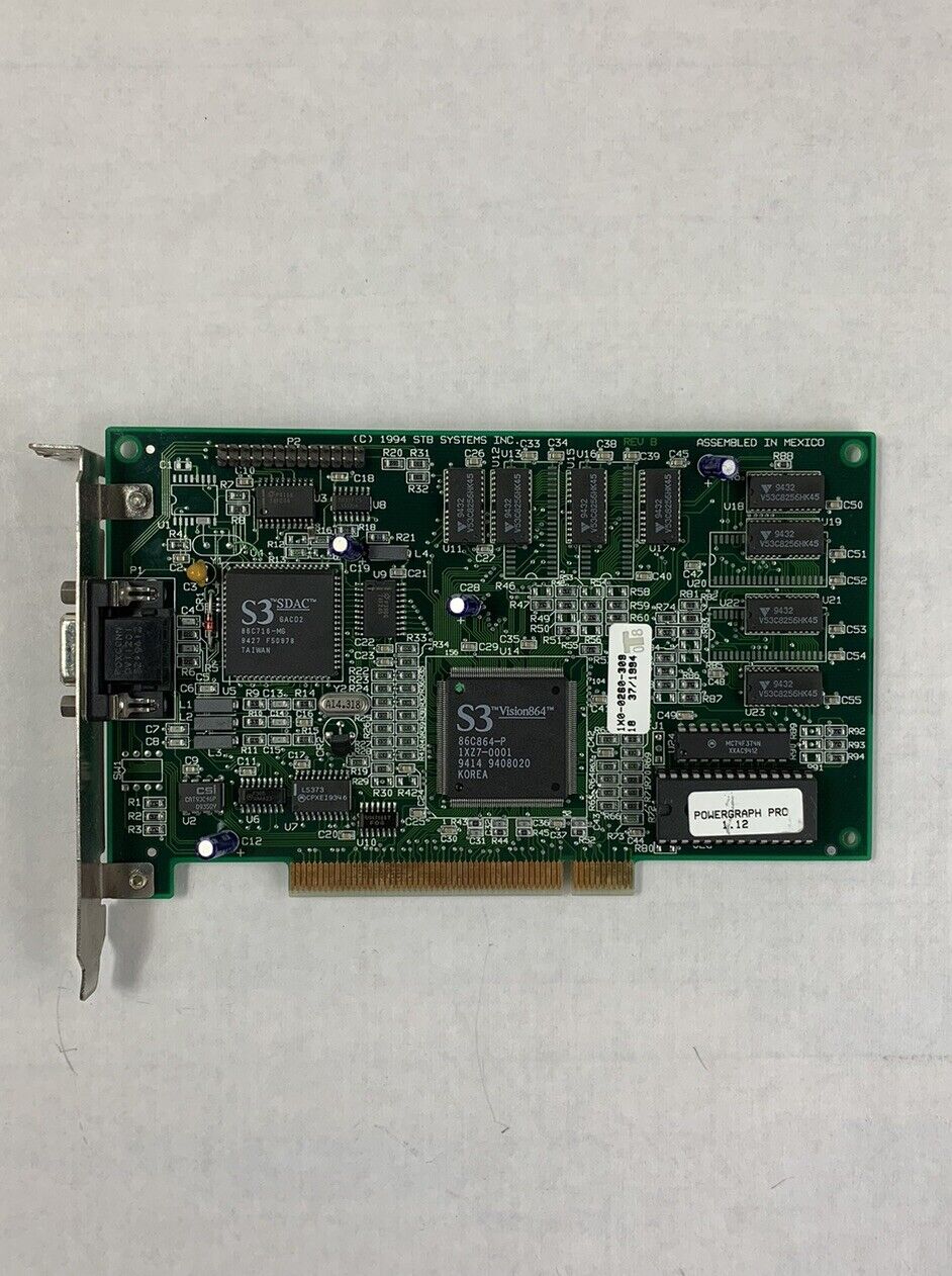 STB Powergraph Pro 1X0-0260-309 210-0142-002 EKSUSA864PCI PCI VGA Video Card