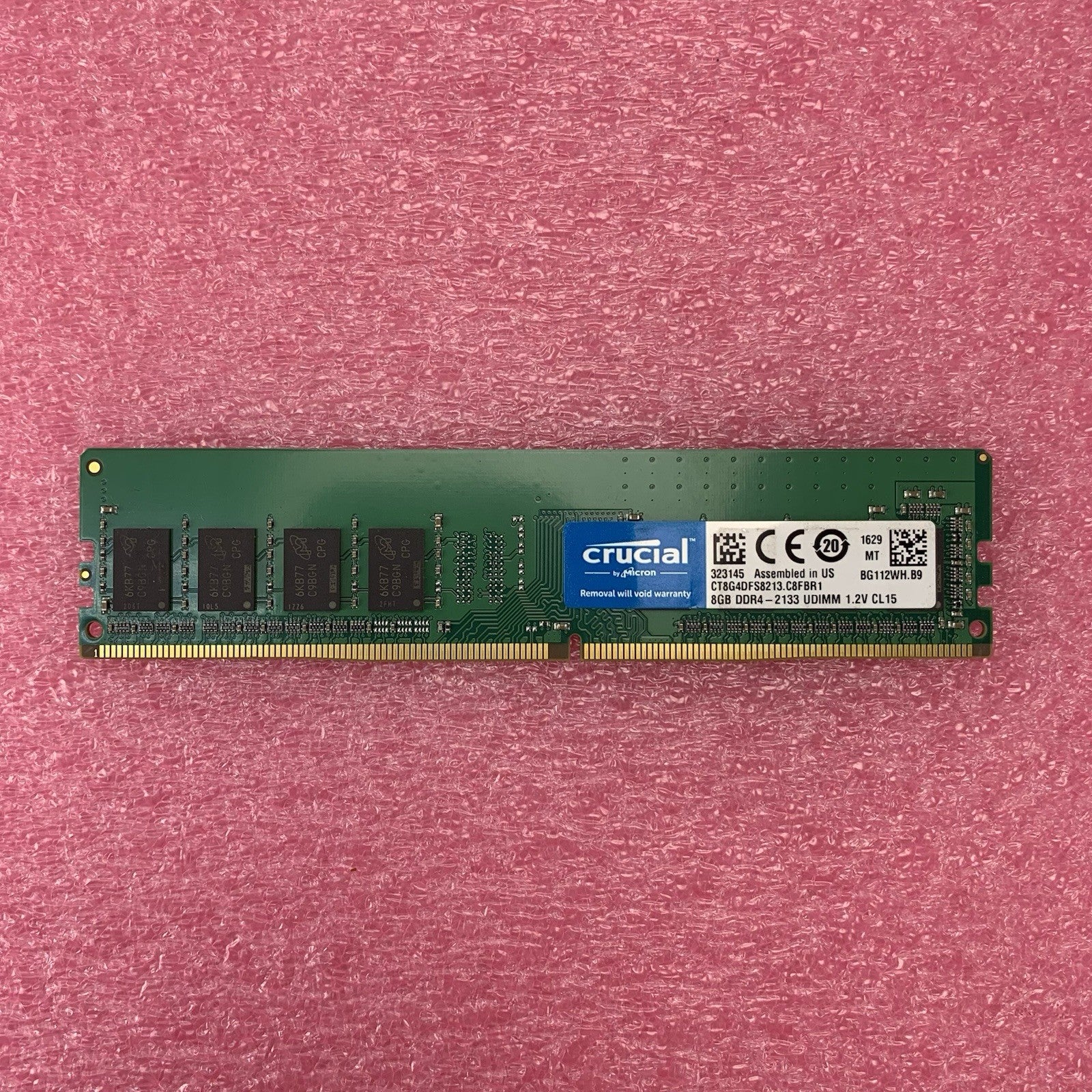 Micron Crucial CT8G4DFS8213.C8FBR1 DDR4-2133 8GB 1Rx8 Desktop Memory RAM5