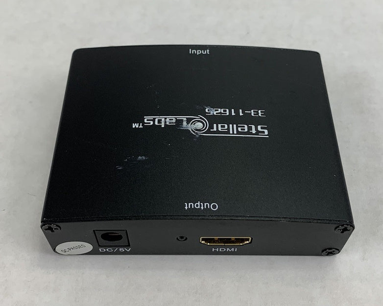 Stellar Labs 33-11625 VGA Video to HDMI Converter w/ AC Adapter