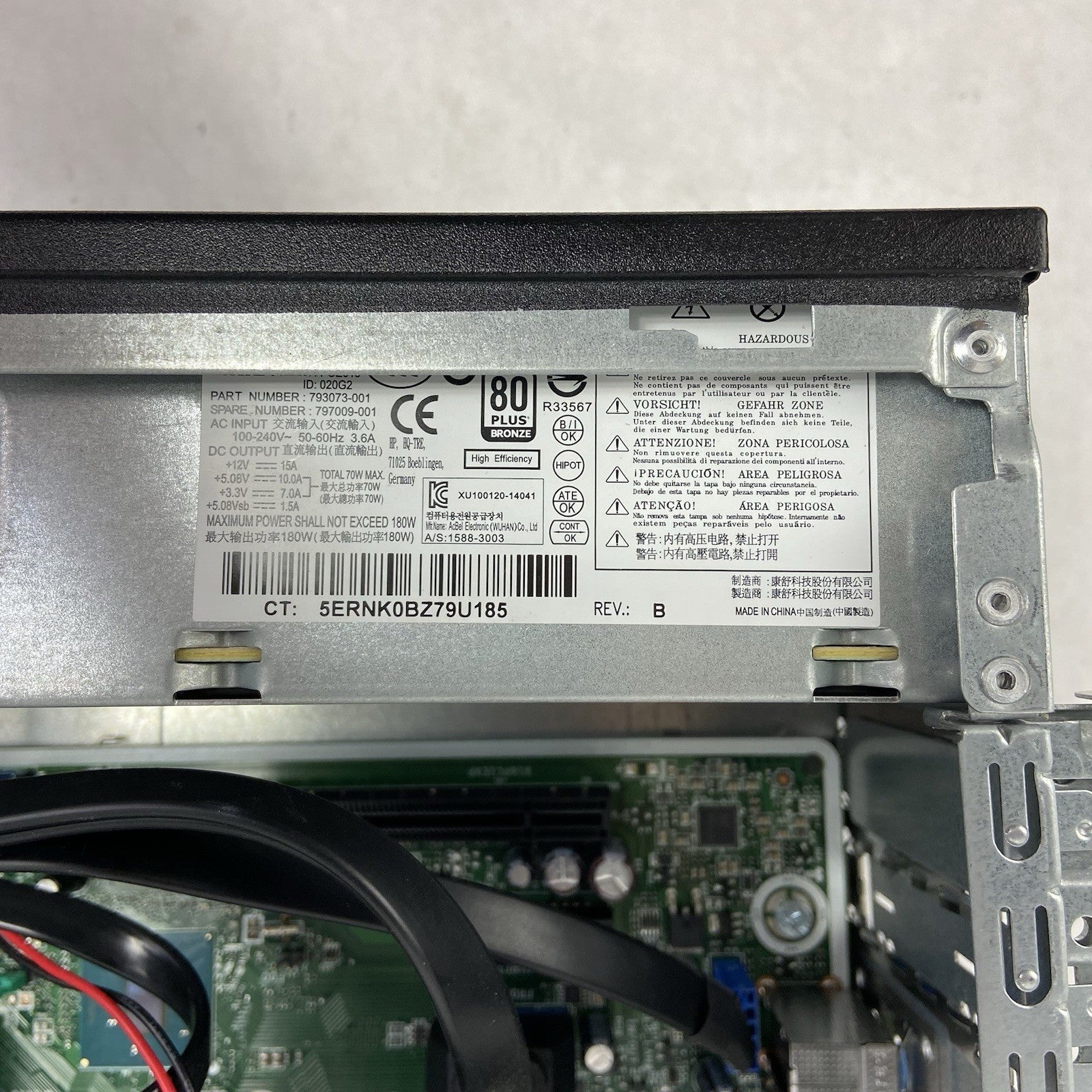 HP ProDesk 400 G3 SFF Intel Core i5-6500 3.2GHz 8GB RAM No HDD No OS10