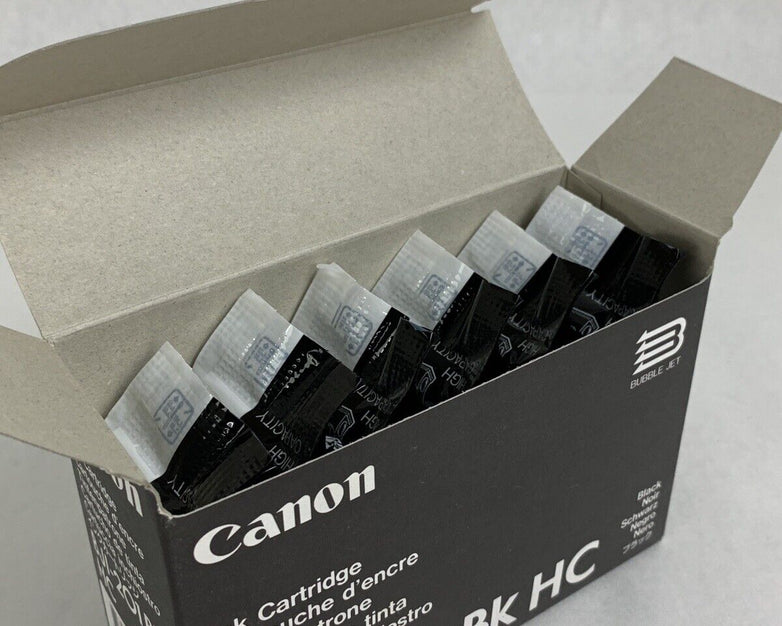 New In Box Canon 6x Ink Cartridges. BJI-201 Bk HC