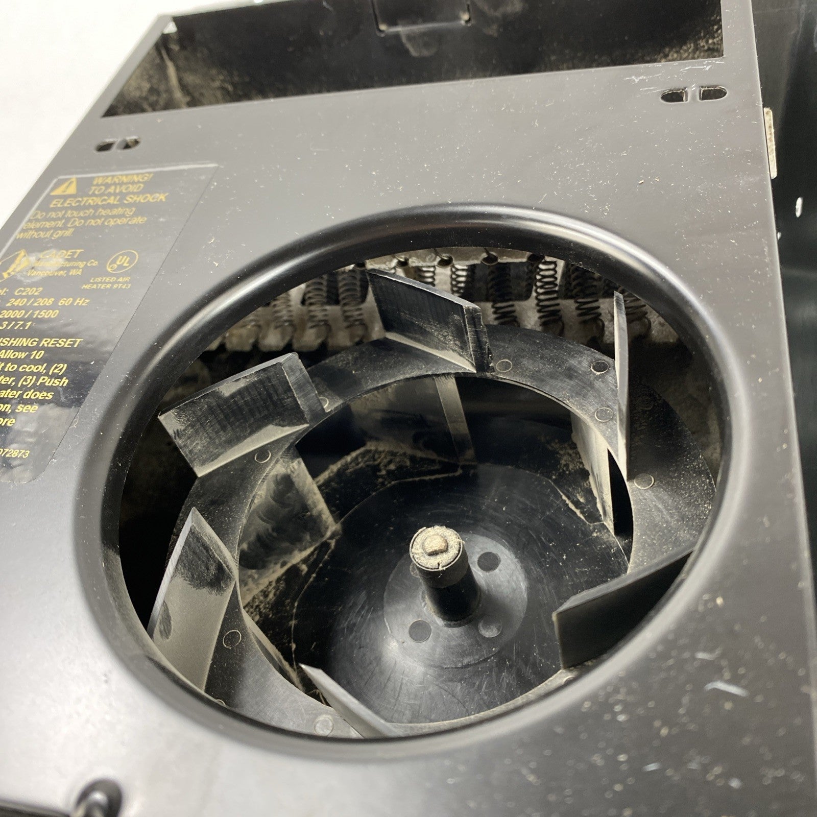 Cadet CSC152TW Wall Fan With Thermostat4