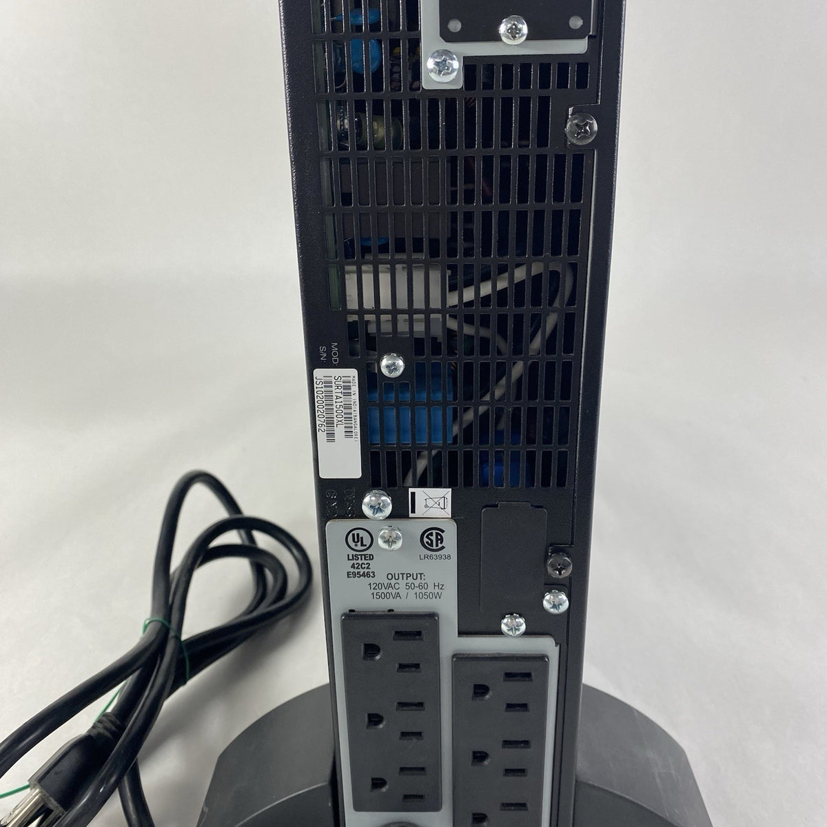 APC SURTA1500XL Tower Smart UPS RT 1500 1500VA 1050 W 6 Outlets - Tested8