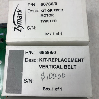 Lot of Zymark Bio Rad Twister Robot Spare Replacement Parts