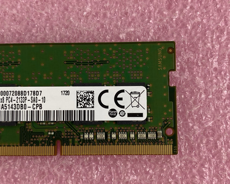 Samsung M471A5143DB0-CPB X2 4GB 1Rx8 PC4-2133P-SA0-10 Computer Ram Lot of 2