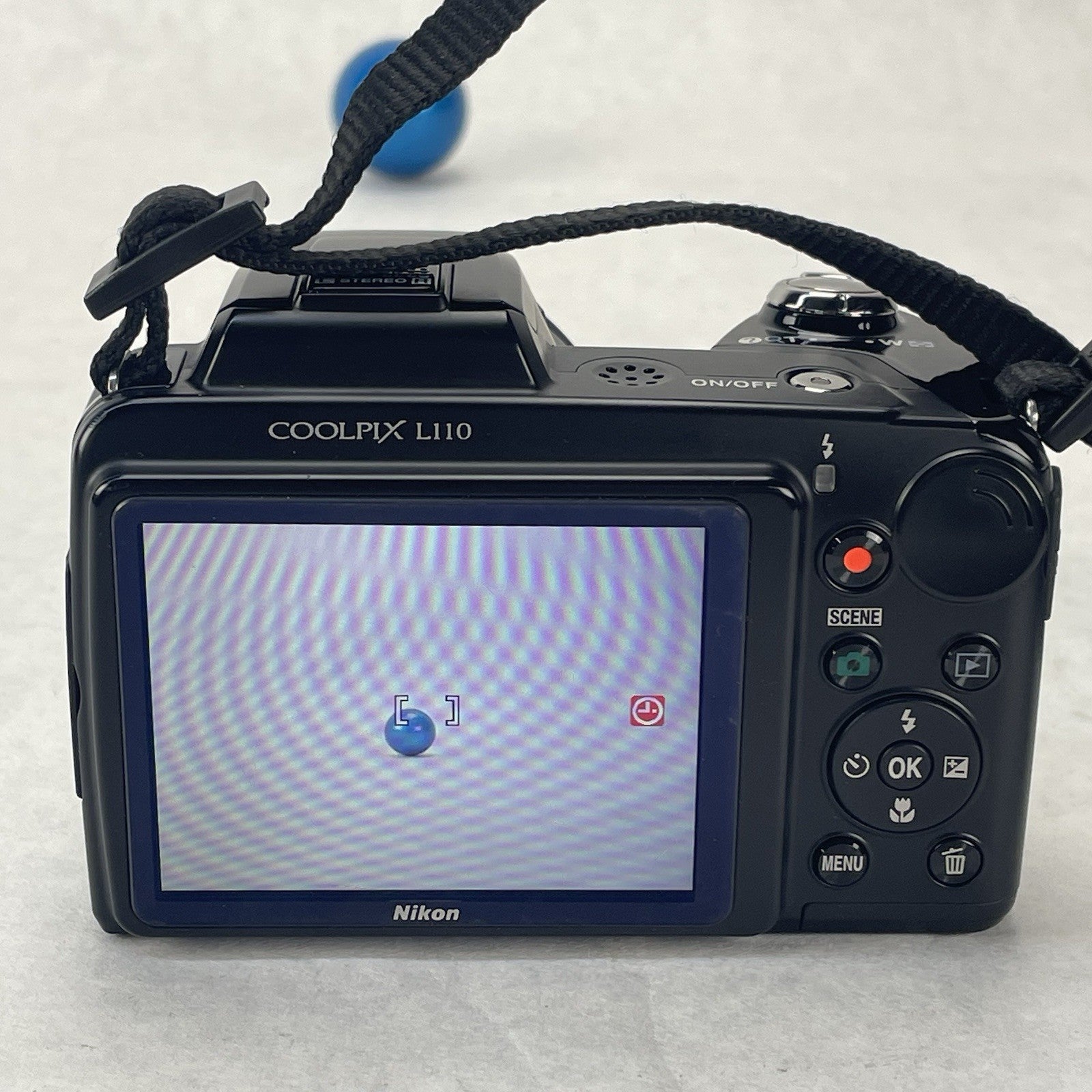 Nikon Coolpix L110 12.1MP Digital Camera Black Tested Camera Only8