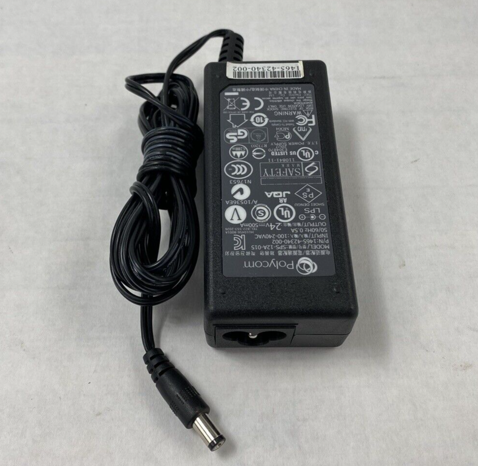 Polycom SPS-12A-015 1465-42340-002 24V 500mA ITE Power Supply