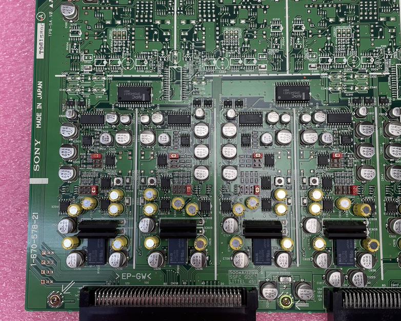 Sony DNW-A65P Betacam SX Player Board 1-670-578-21 - Untested