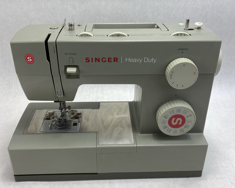 Singer 4452 Heavy Duty Sewing Machine With Pedal - For Parts or Repair