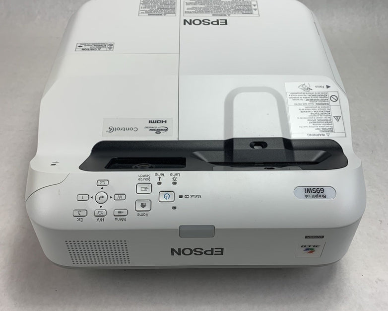 Epson PowerLite 695Wi H740A LCD Lamp Projector 1378 Lamp Hours - No Remote