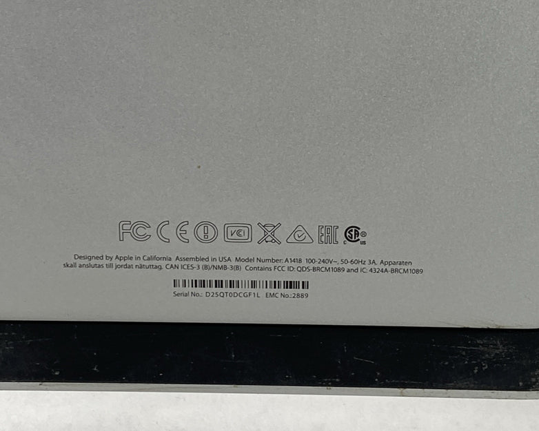 Apple A1418 iMac 21.5" 2015 1.6 GHz Core i5 8 GB RAM 1TB HDD macOS 12.7.6