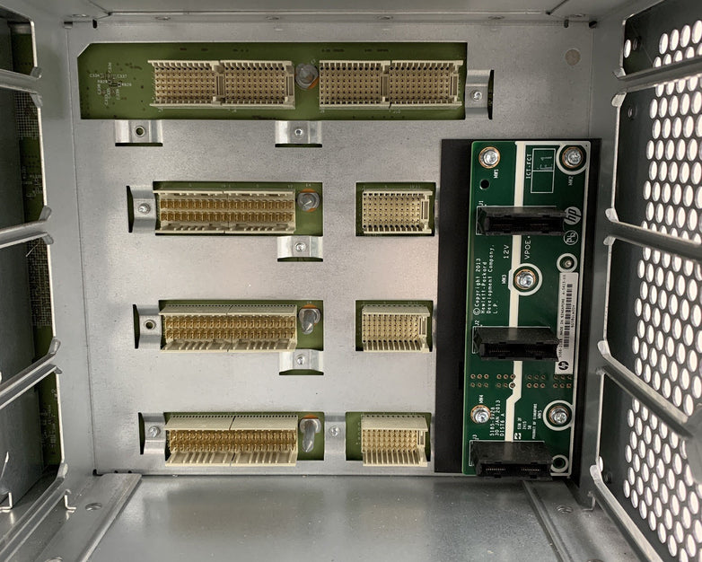 HP J9850A Aruba 5406 ZL2 Switch Chassis NO Modules 2x Power Supply Power Tested