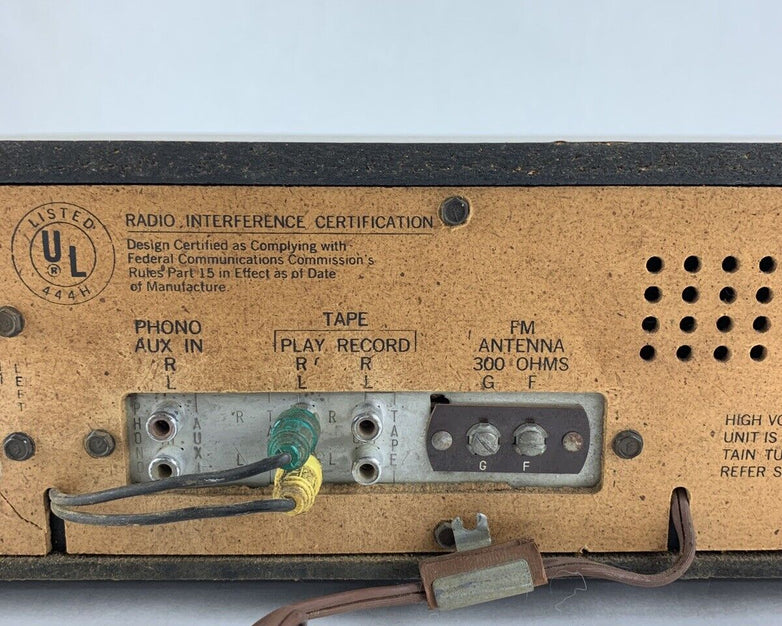 Zenith F680W Stereo 8 Eight Track Player Digilite Receiver For Parts and Repair