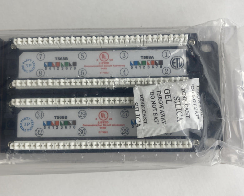 48 Port Cat 6 patch Panel Open Box Sealed Panel