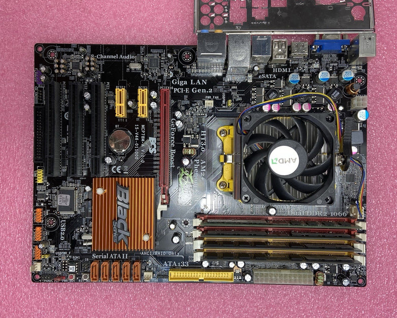 ECS GeForce 8200M-A Motherboard AMD Athlon 64 X2 2.21GHz 8GB RAM w/Shield